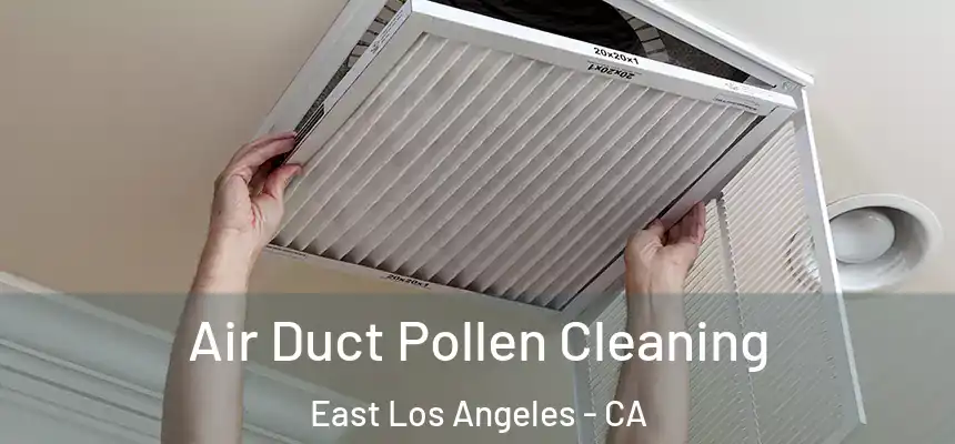 Air Duct Pollen Cleaning East Los Angeles - CA