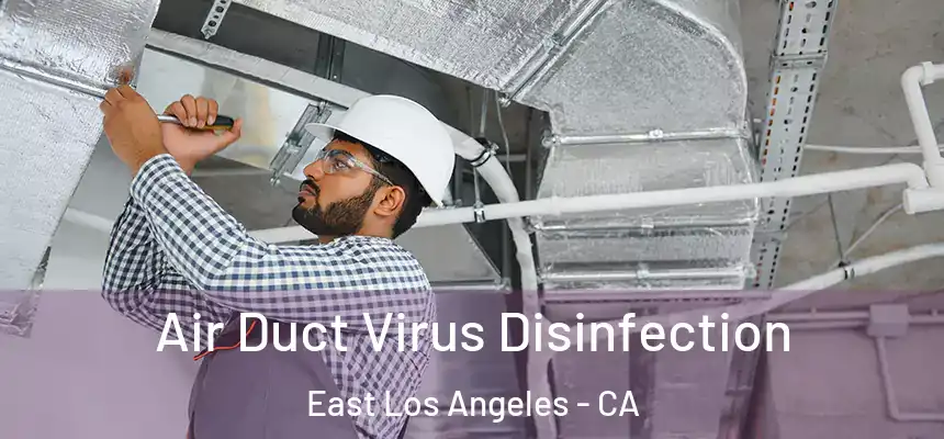 Air Duct Virus Disinfection East Los Angeles - CA